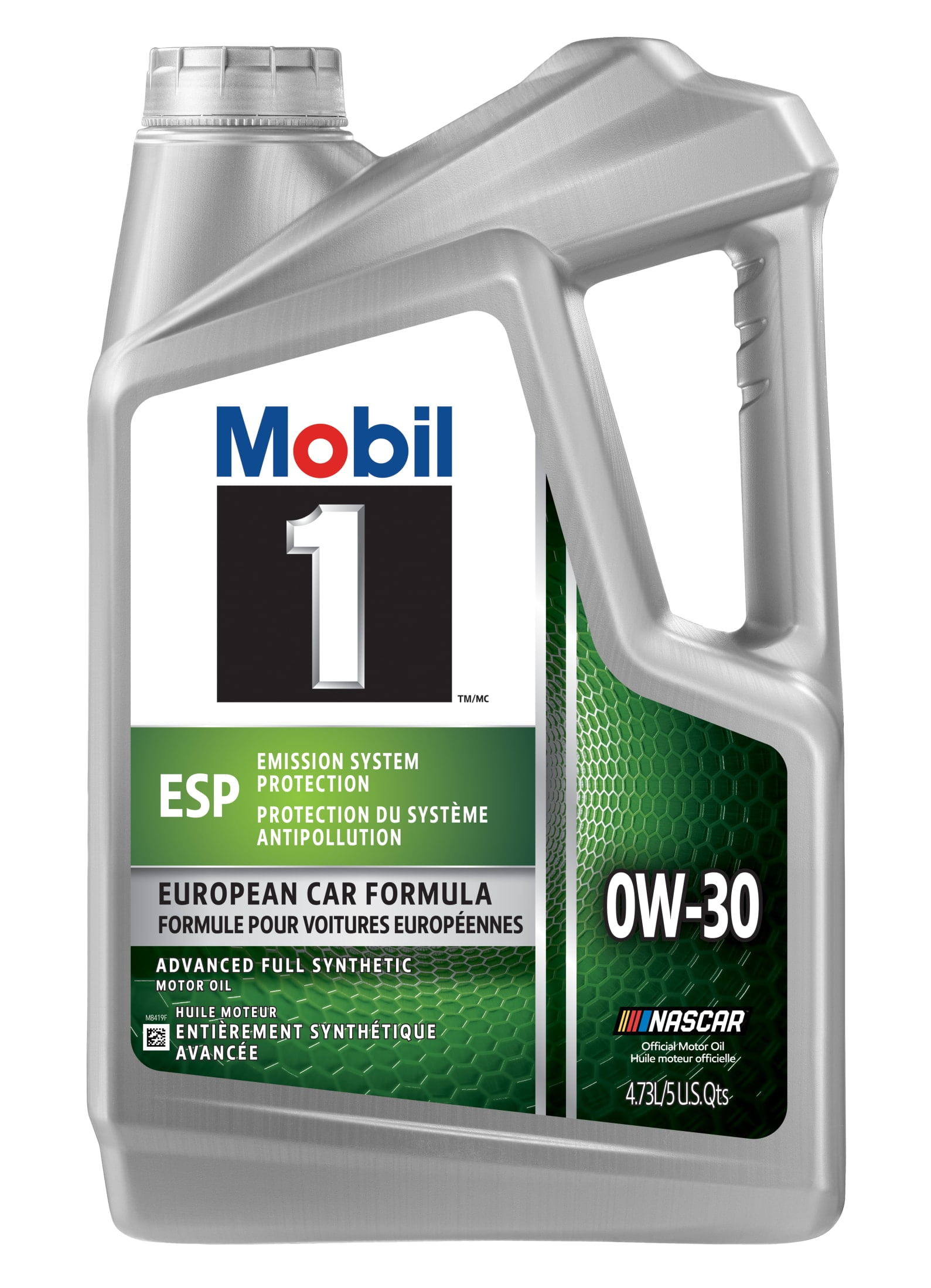 Mobil 1 ESP X2 Full Synthetic Motor Oil 0W-20, 5 Quart - Walmart.com