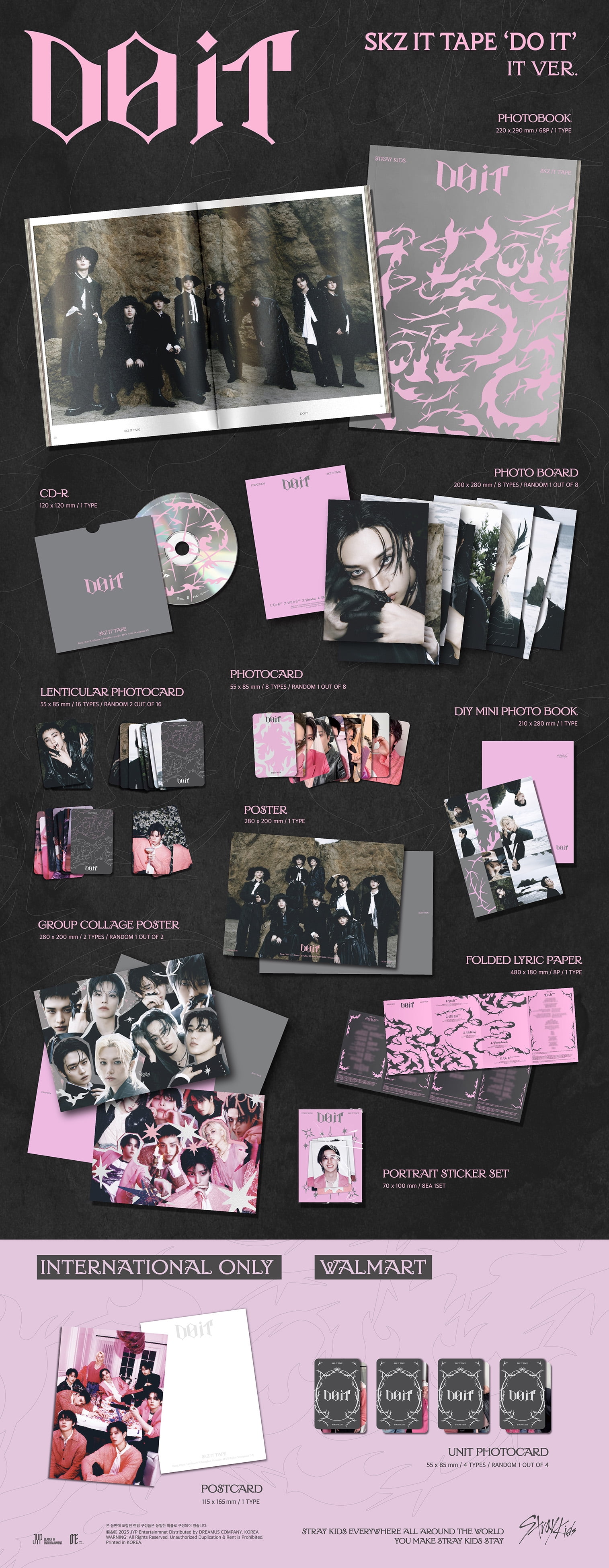 Stay Kids - SKZ IT TAPE 'DO IT' (IT VER.) (Walmart Exclusive) - CD