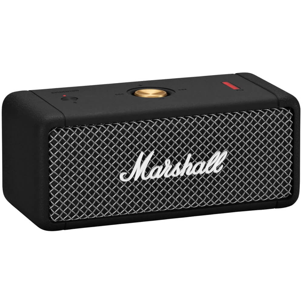 Marshall Emberton Portable Bluetooth Speaker, Black, 20+ Hours