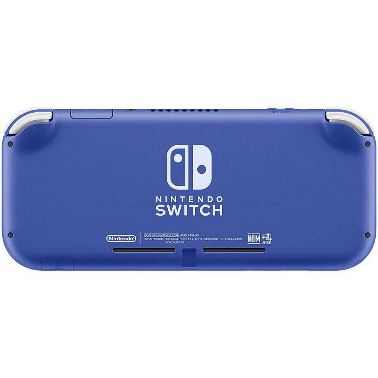 Nintendo Switch Lite Gaming Console in Blue with Mario Kart 8