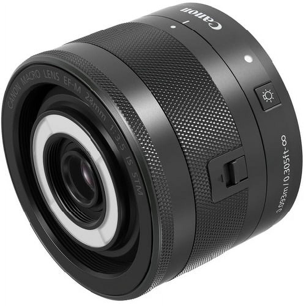 Canon EF-M 28mm f/3.5 Macro IS STM Lens for EOS M Series Cameras