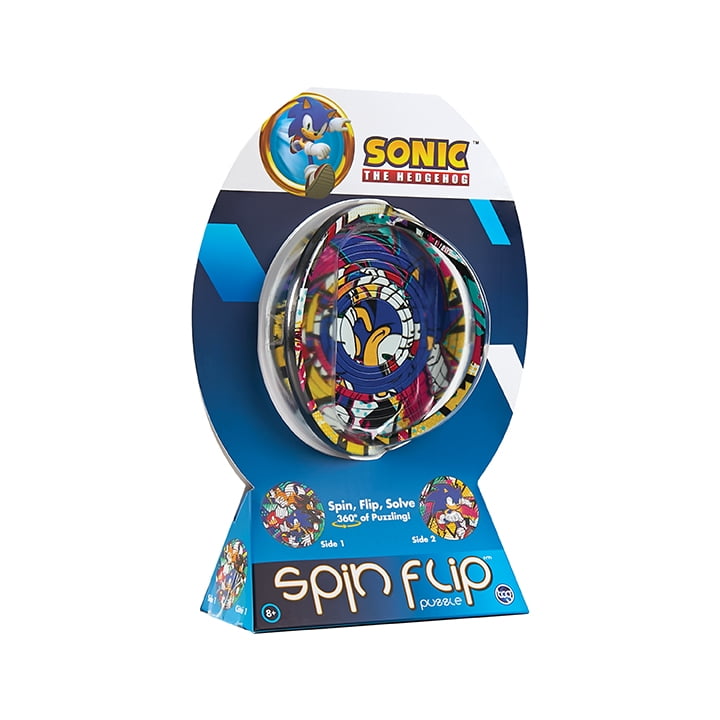TCG Toys Spin Flip Puzzle Sonic the Hedgehog 360-Degree Double