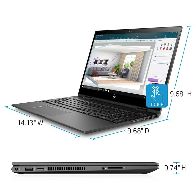HP ENVY X360 Touchscreen Laptop, 15.6