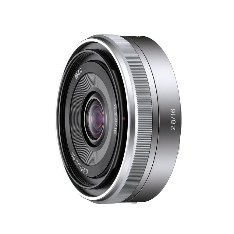 SEL16F28 E 16mm F2.8 E-mount Prime Lens - Walmart.com