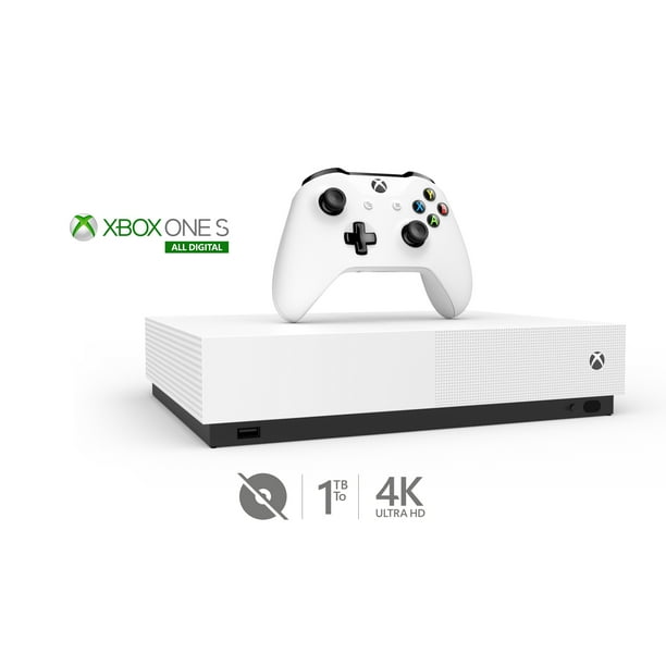 Microsoft Xbox One S 1TB All Digital Edition with 3 Games Bundle