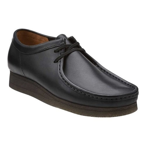 clarks men's wallabee oxford,black leather,8.5 m us - Walmart.com