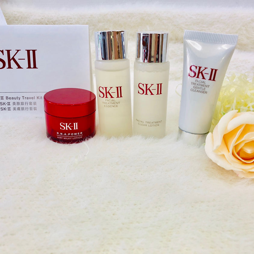 SK-II Japanese Skincare Beauty Samples: Essential Travel Kit with
