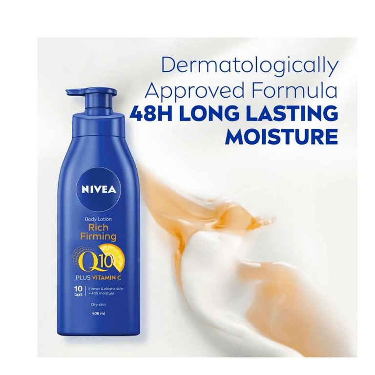 Nivea Q10 + Vitamin C Firming Body Lotion for Dry Skin 400ml