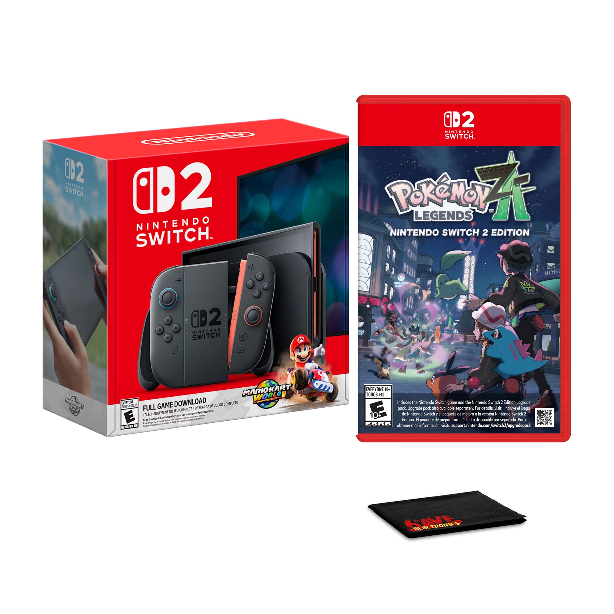 Nintendo Switch 2 Console with Mario Kart World and Pokemon