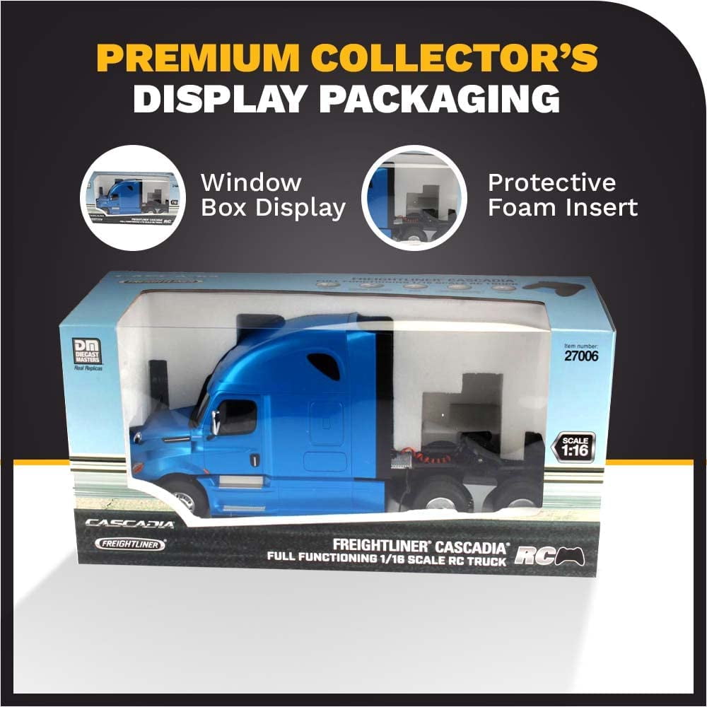 Diecast Masters Freightliner Cascadia Raised Roof Tractor Toy