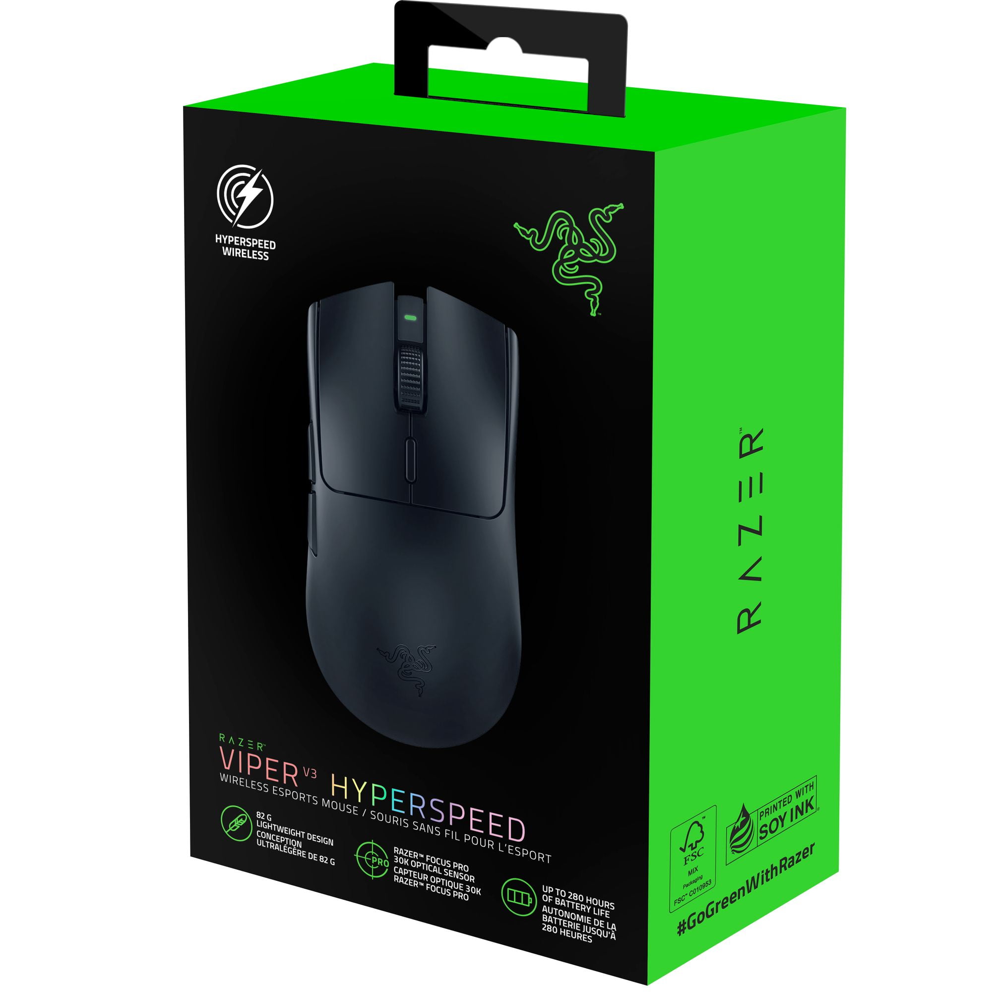 Free Shipping! Razer Wireless Esports Mouse Viper V3 Hyperspeed