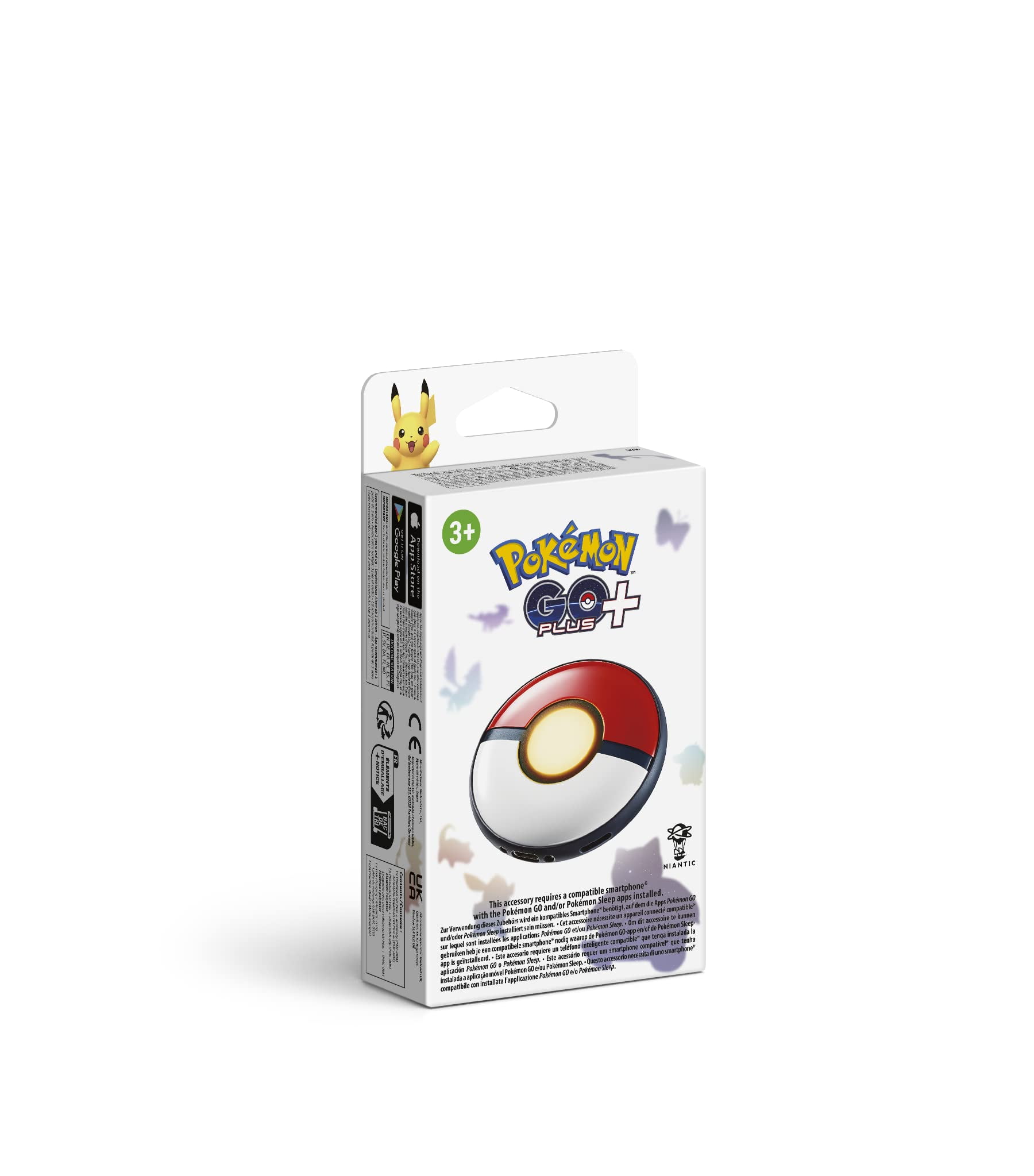 Nintendo Pokemon GO Plus, Pikachu Sleep Tracker, Bluetooth