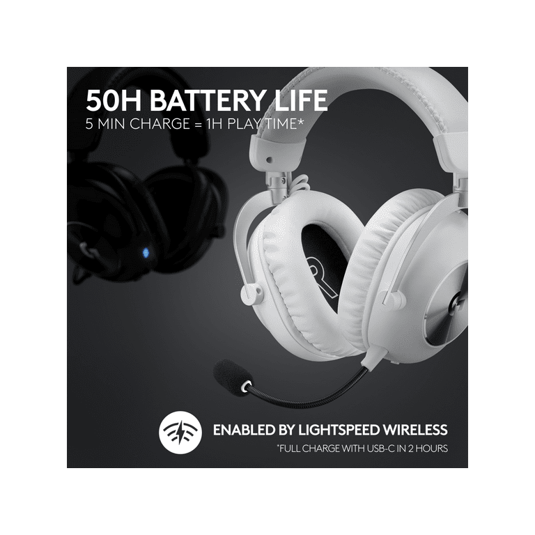 Logitech G PRO X 2 Wireless Gaming Headset with Detachable Mic