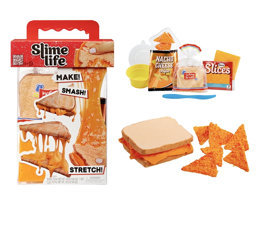 Hoshimi Slimes Pizza Sauce DIY Slime Kit, Strawberry Supreme Pizza