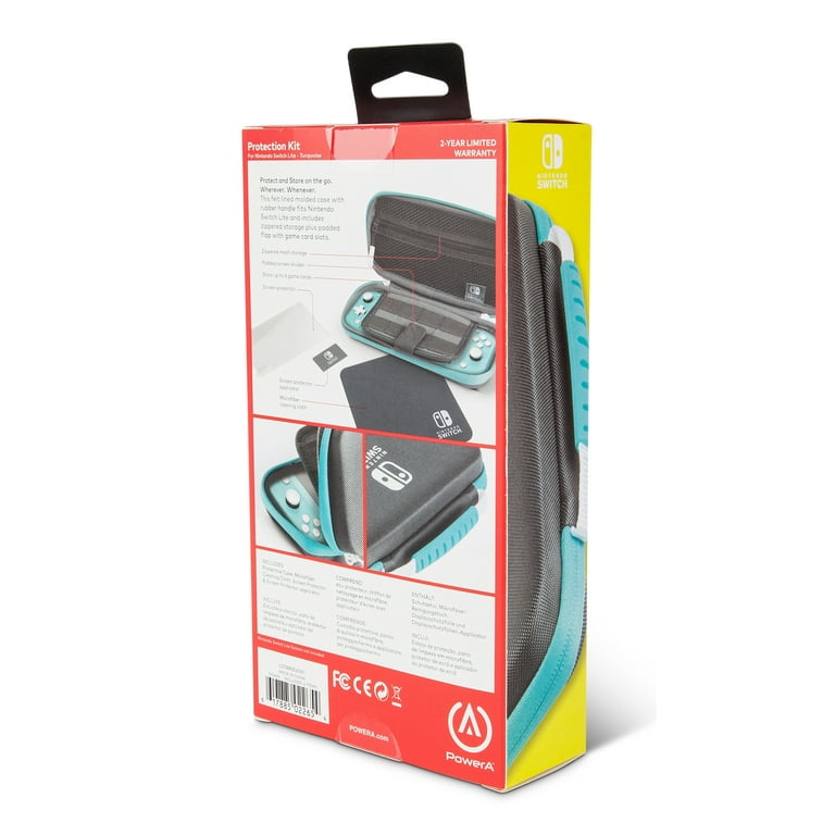 PowerA Protection Case Kit for Nintendo Switch Lite - Turquoise