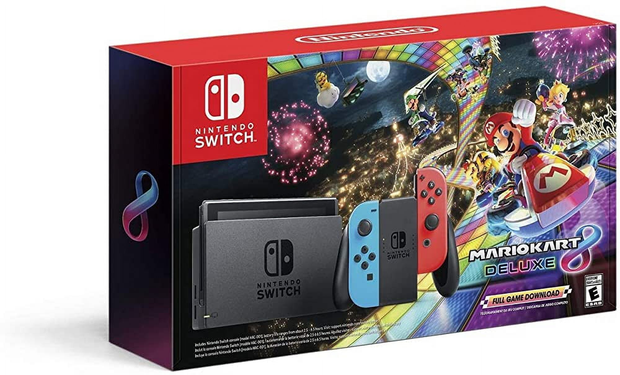Nintendo Switch Home Game Console - Mario Kart 8 Deluxe Bundle