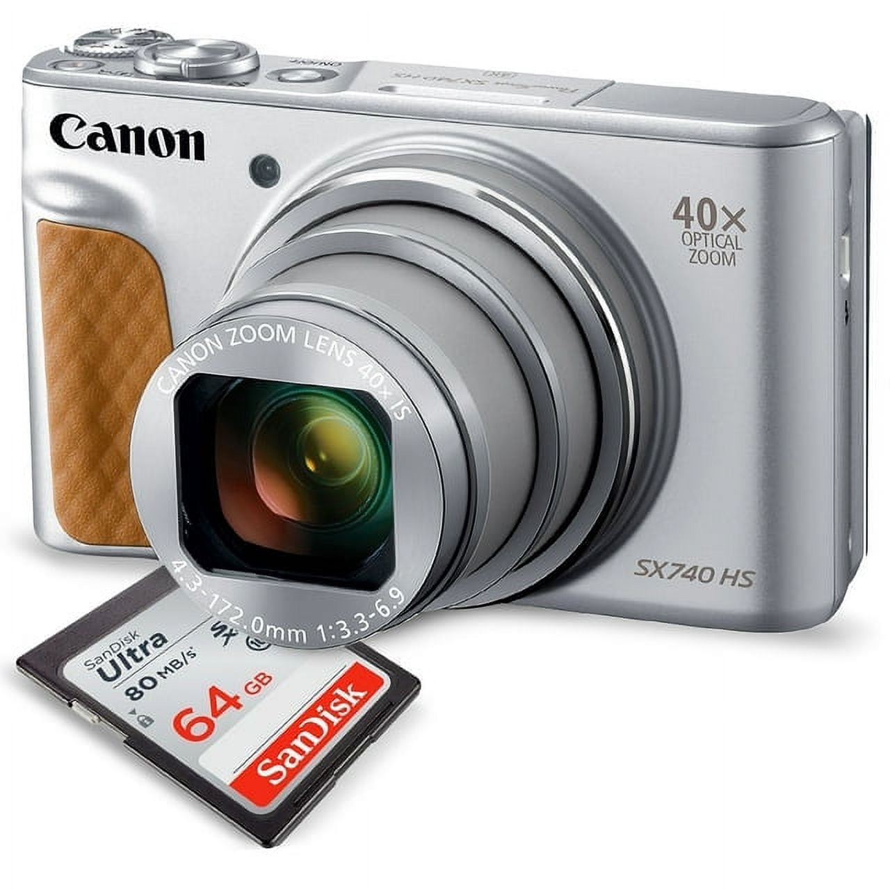 Canon PowerShot SX740 HS Digital WiFi Bluetooth Point-Shoot Camera