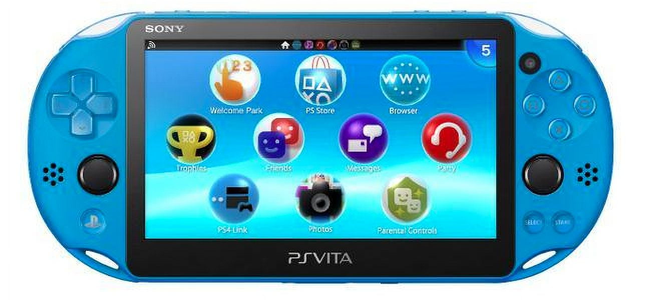 PlayStation Vita Wi-Fi model Aqua Blue (PCH-2000ZA23) Japanese Ver