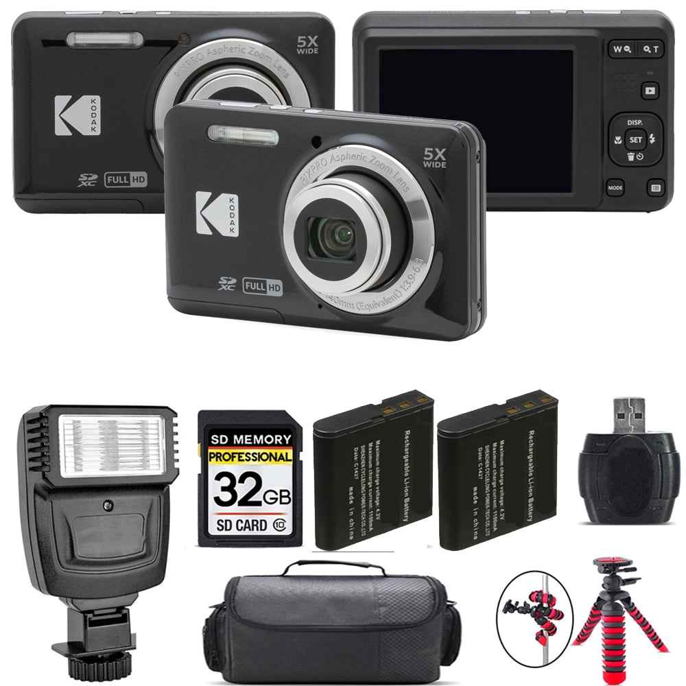 Kodak PIXPRO FZ55 Zoom, Point & Shoot Digital Camera Bundle