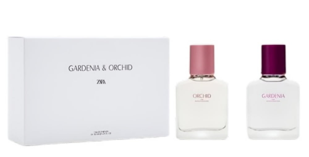 Zara Gardenia & Orchid Perfume for Women Eau de Parfum Set 2x90ML