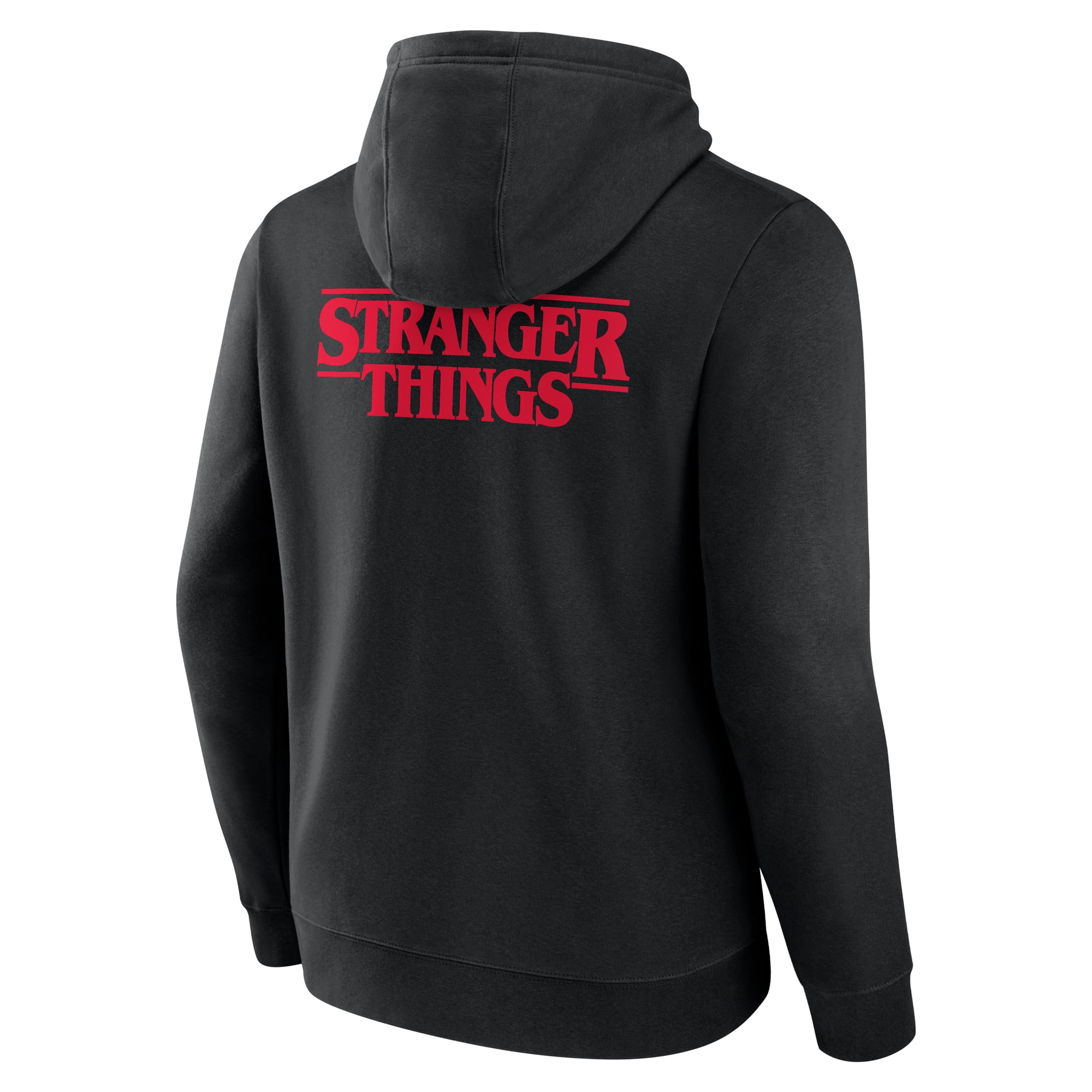 Men's Black New York Mets Stranger Things Logo Lockup Pullover
