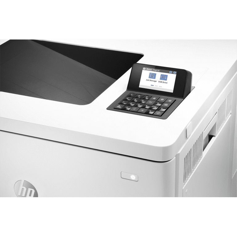 HP LaserJet Enterprise M554dn Color Printer, White, 35ppm Speed
