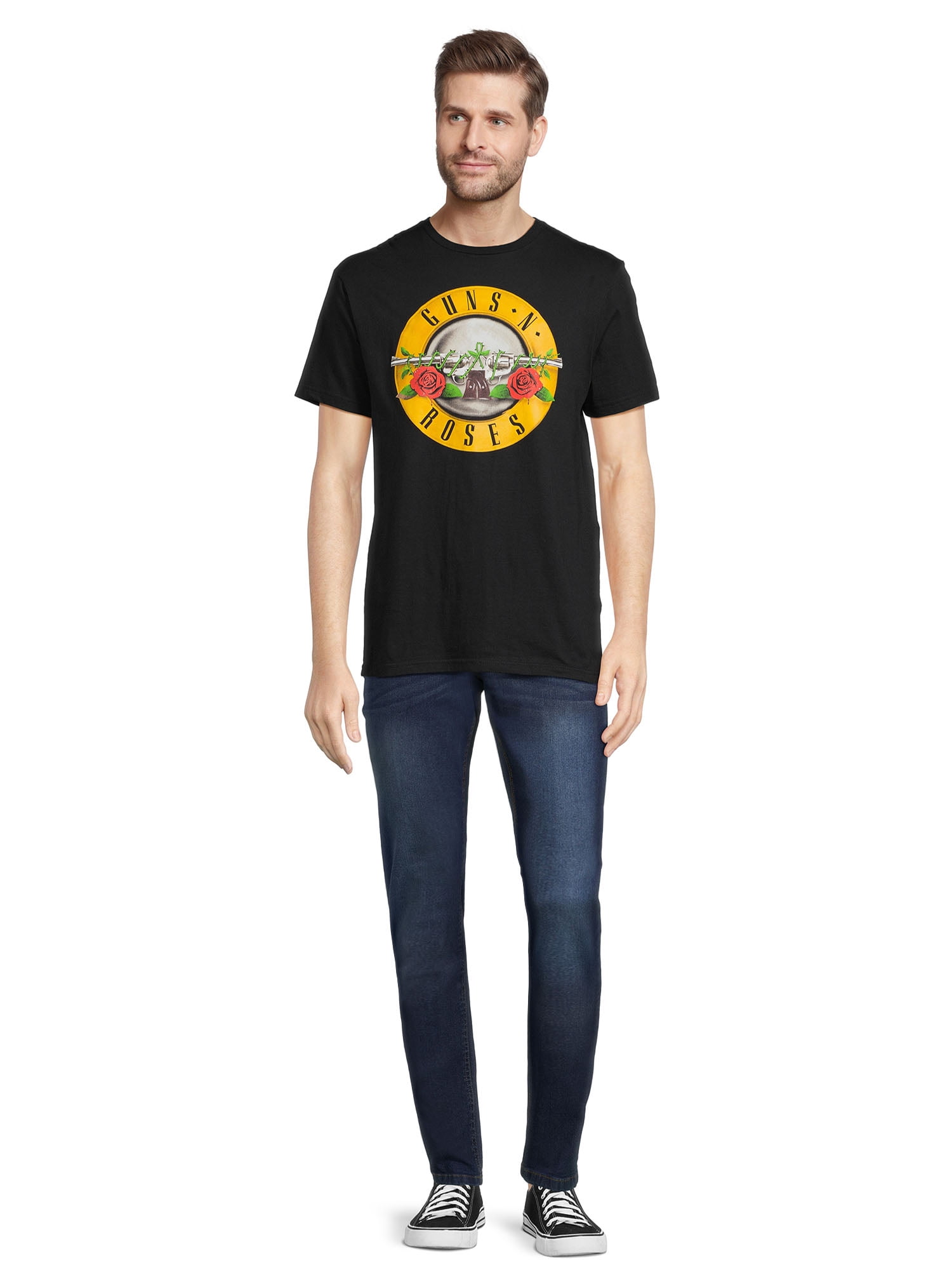 Guns N' Roses Icon Men's & Big Men's Graphic Tee with Short