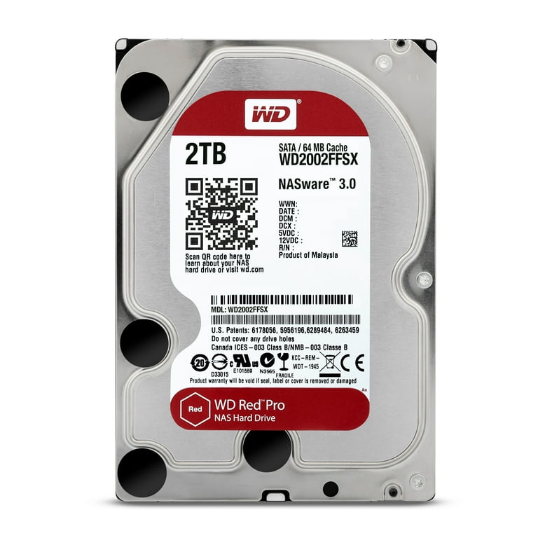 WD Red Pro WD2002FFSX 2TB 7200 RPM 64MB Cache SATA 6.0Gb/s 3.5