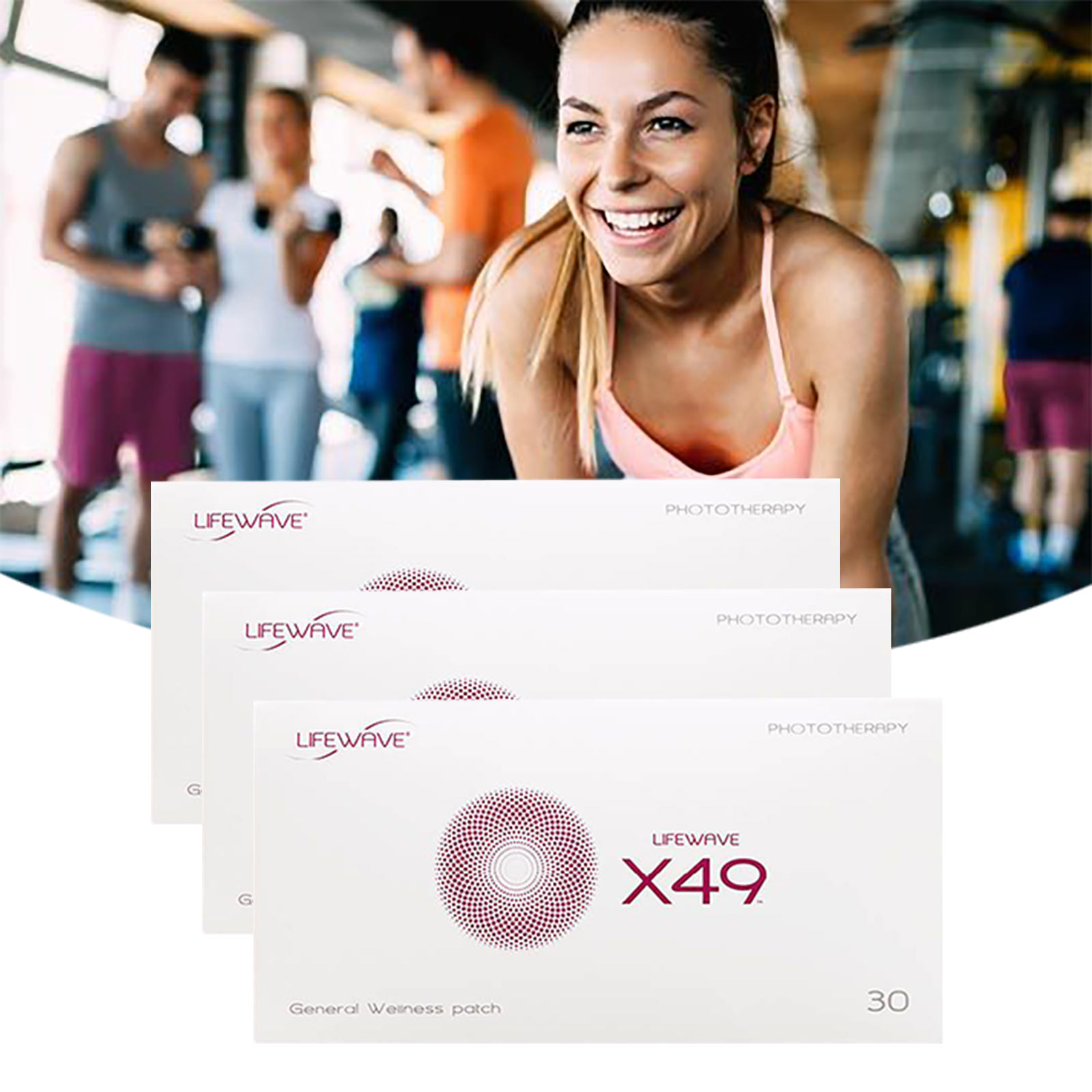 LifeWave X49 Patches - 30 Pcs | Enhance Strength & Stamina