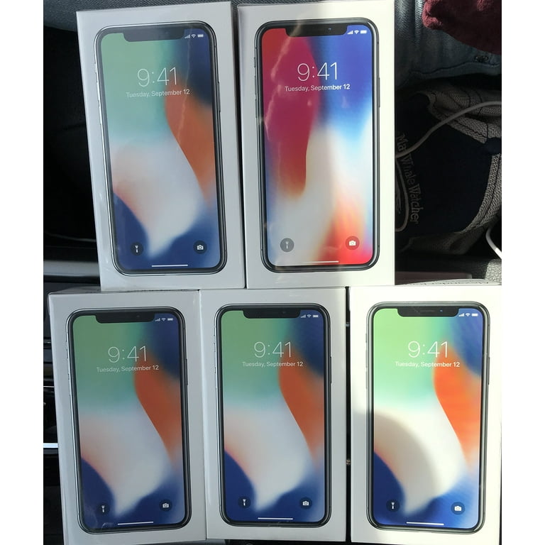 Restored Apple iPhone X 256GB Silver LTE Cellular Verizon MQCP2LL