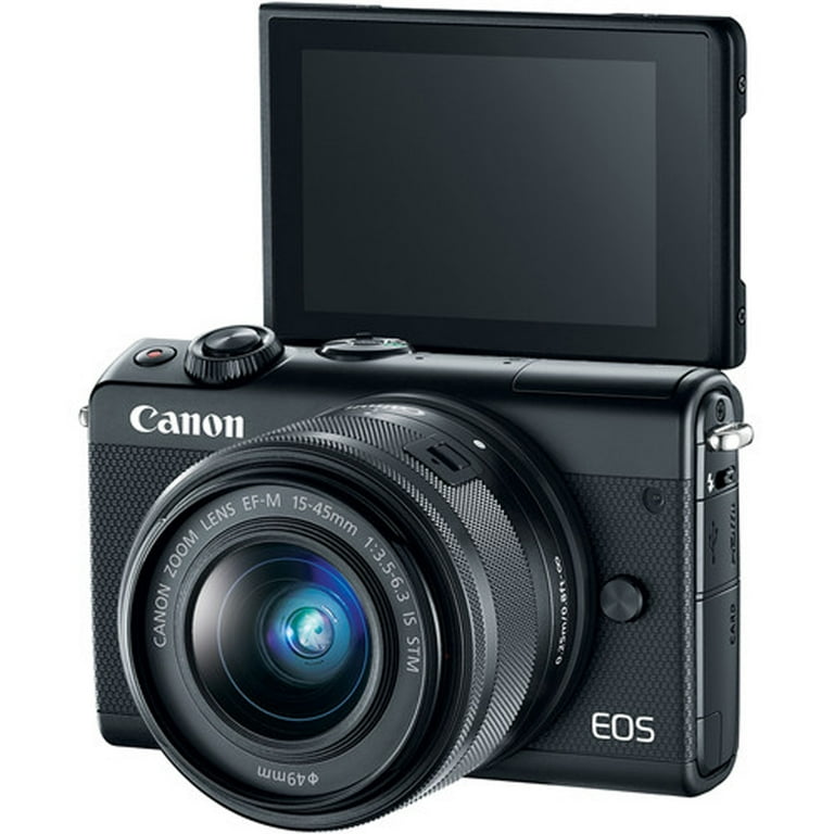 Canon EOS M100 Mirrorless Digital Camera, 24.2 MP, with 15-45mm