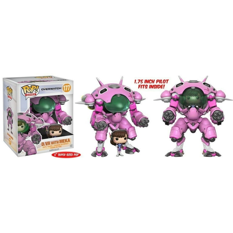 Funko POP Games: Overwatch D.VA & Meka 6