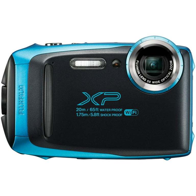Fujifilm FinePix XP130 Waterproof Action Camera, Sky Blue