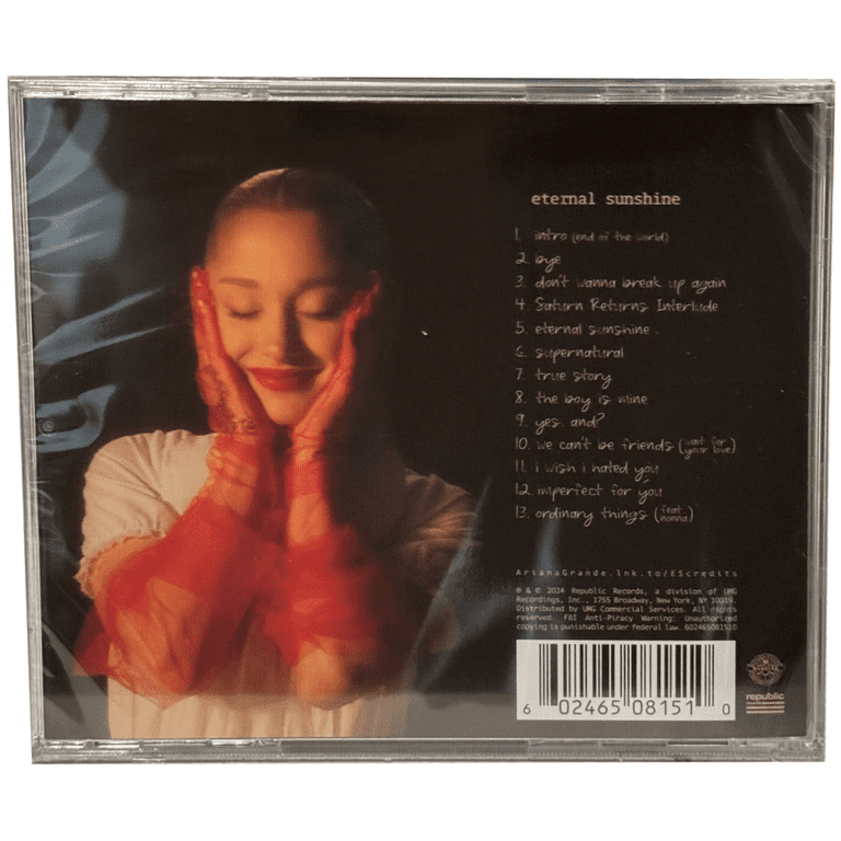 Ariana Grande Signed CD - Eternal Sunshine (Signature Styles Vary