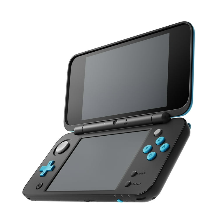 Nintendo Light Handheld Game Console: 2DS XL Black & Turquoise