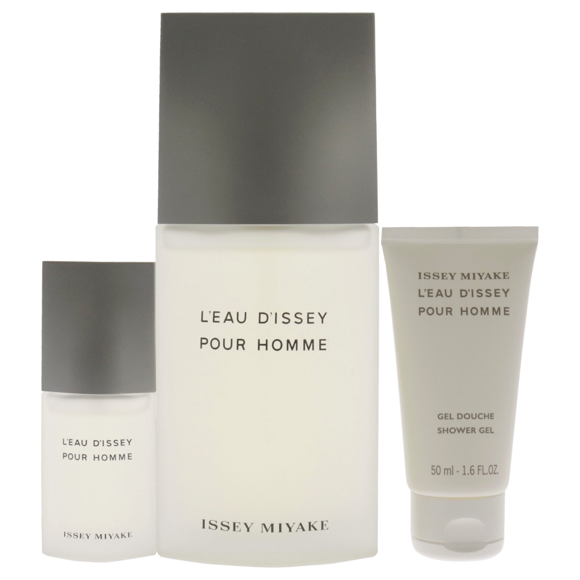 Issey Miyake Men's 3 Pc Set: 4.2oz, 15ml EDT Spray, 1.6oz Shower