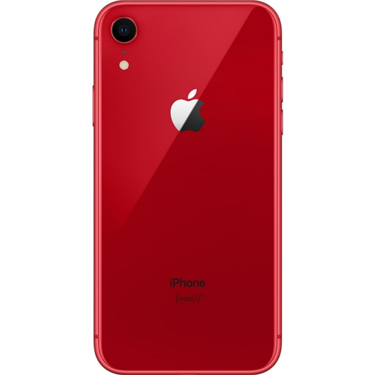 iPhone XR 64GB, Red, Fully Unlocked, 6.1-inch Display, 12MP Camera