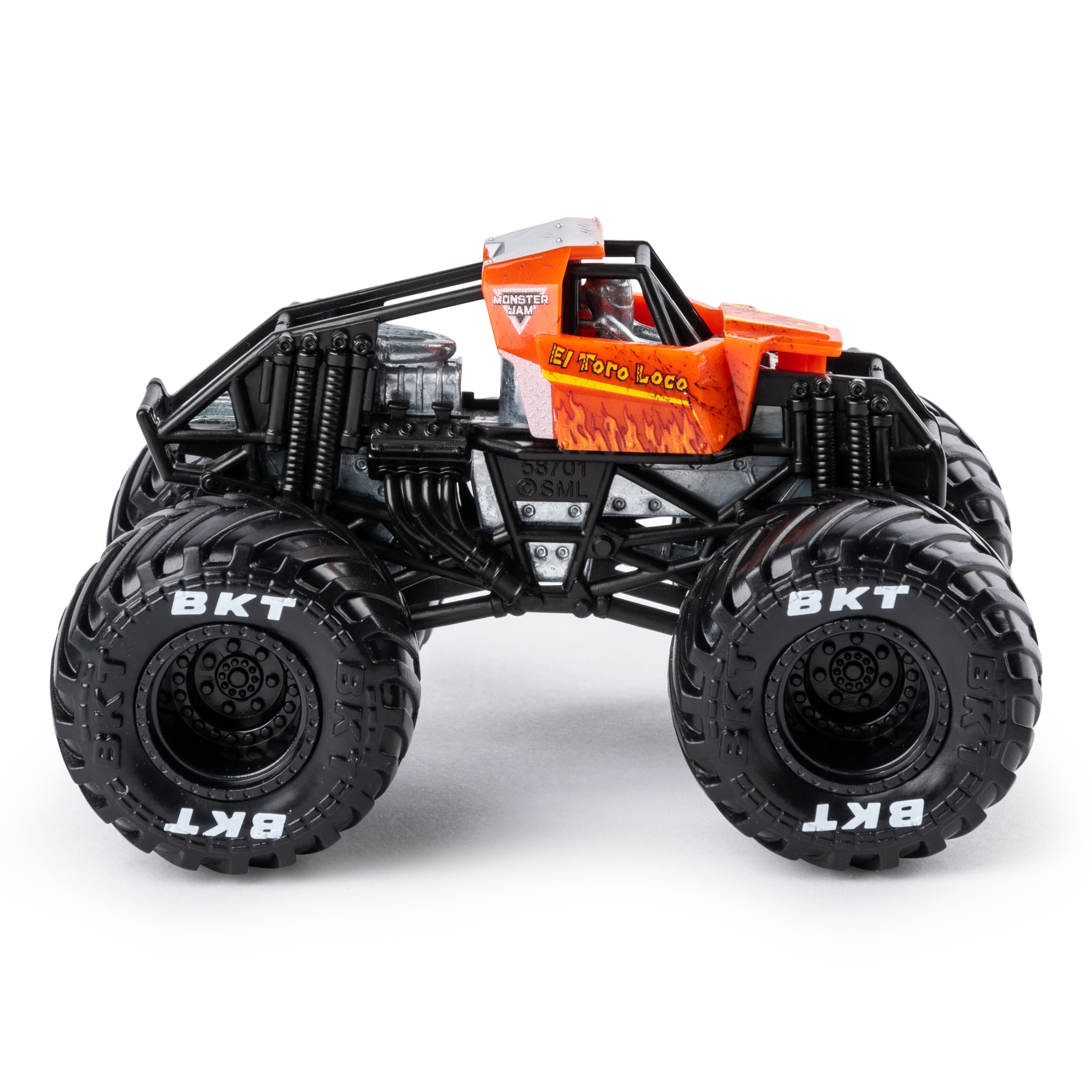 Monster Jam, Official El Toro Loco Monster Truck,Die-Cast Vehicle