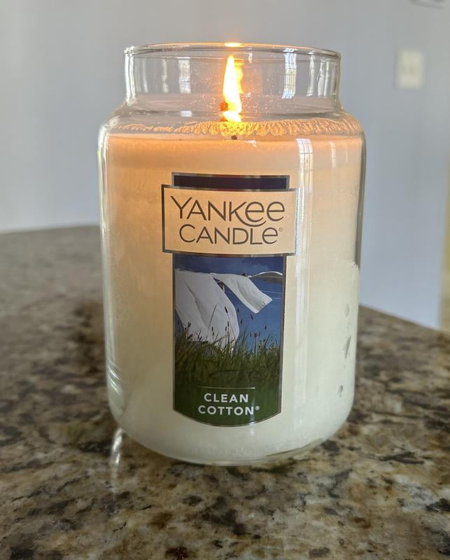 Yankee Candle Original Large Jar, Clean Cotton®, 22 oz - Walmart.com