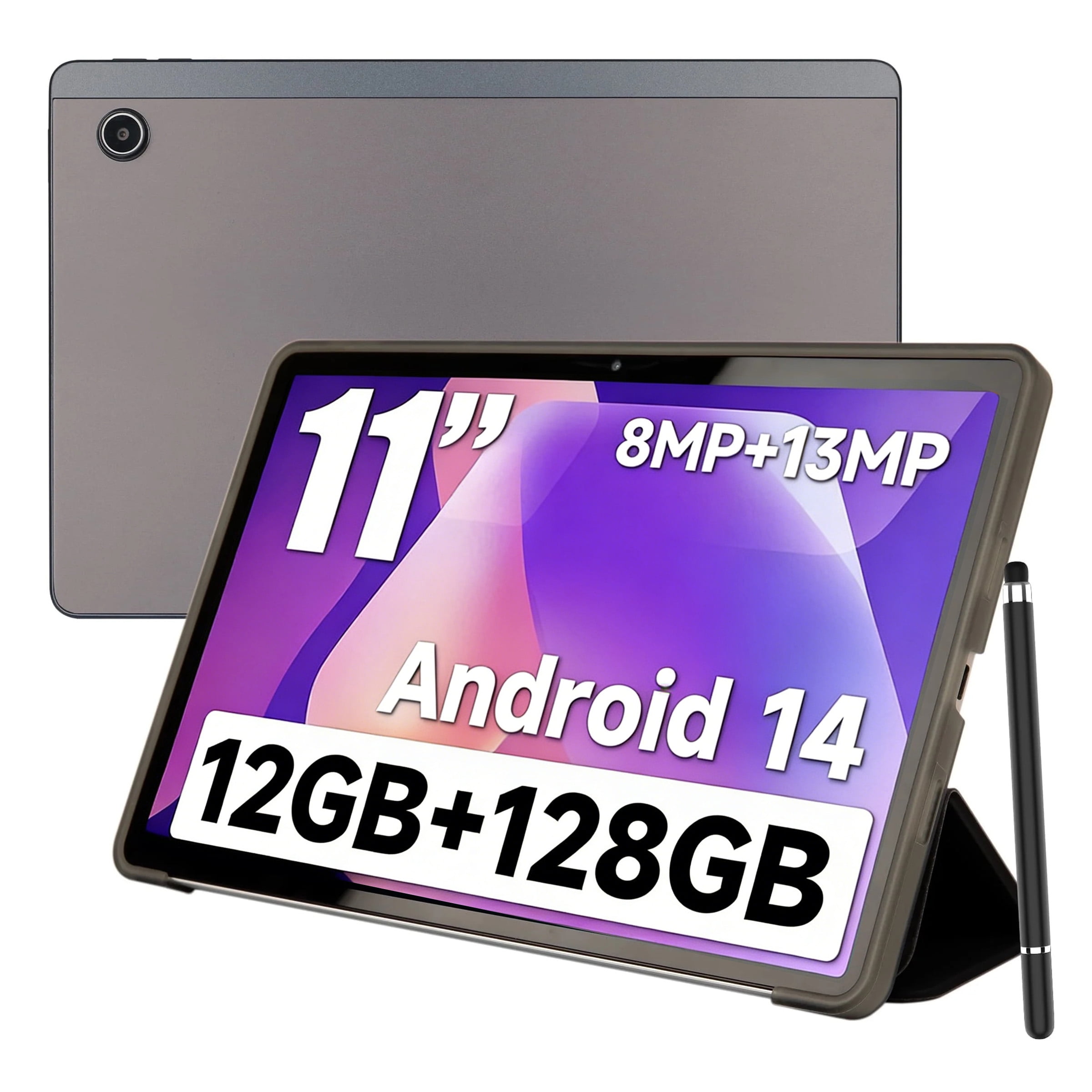 11inch 2K Tablet Android 14 with Octa-Core Processor,12GB RAM