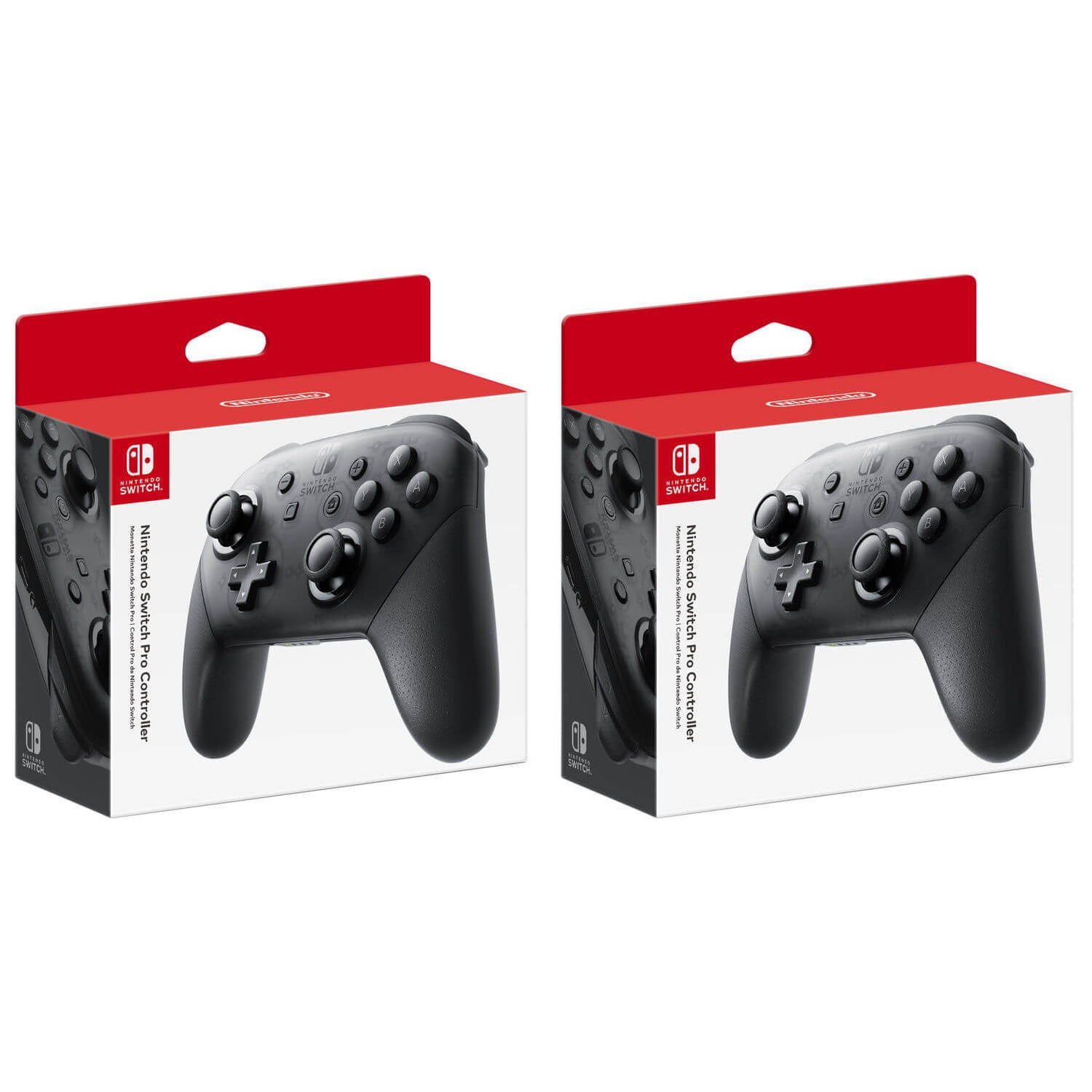 Nintendo Official 2 Pack Switch Pro Wireless Game Controller