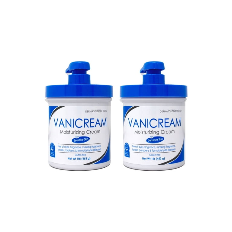 2 Pack - Vanicream Moisturizing Skin Cream for Sensitive Skin with