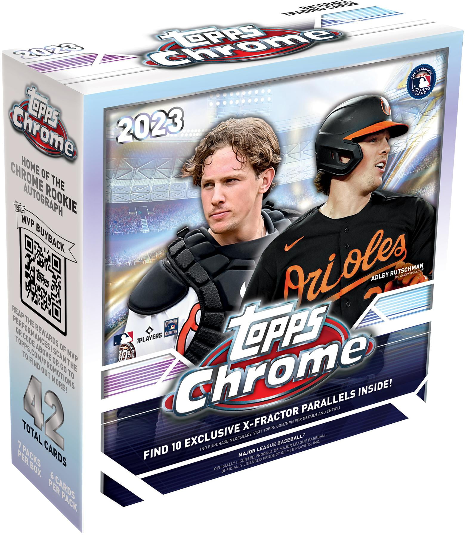 Topps 2023 Chrome Baseball Trading Card Packs - Factory Sealed