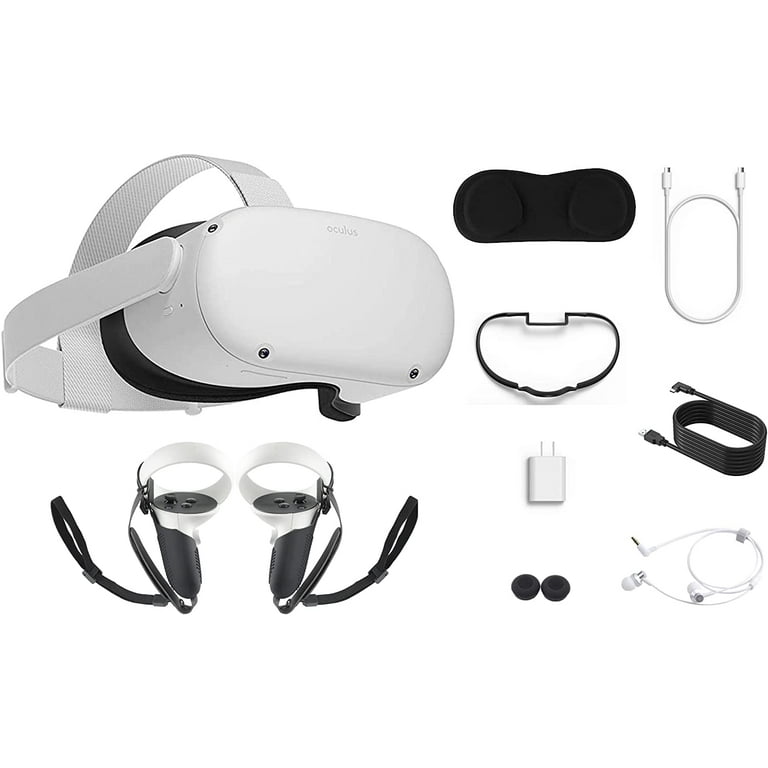 Meta Oculus Quest 2 VR Headset 2022, 128GB SSD, 3D Audio, Holiday