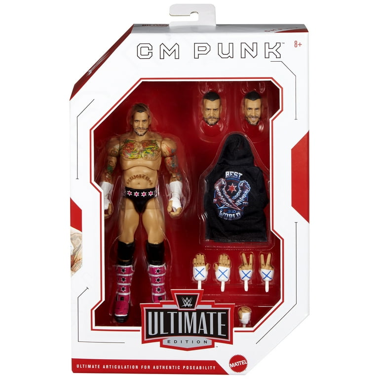 CM Punk - WWE Ultimate Edition 27 Mattel WWE Toy Wrestling Action