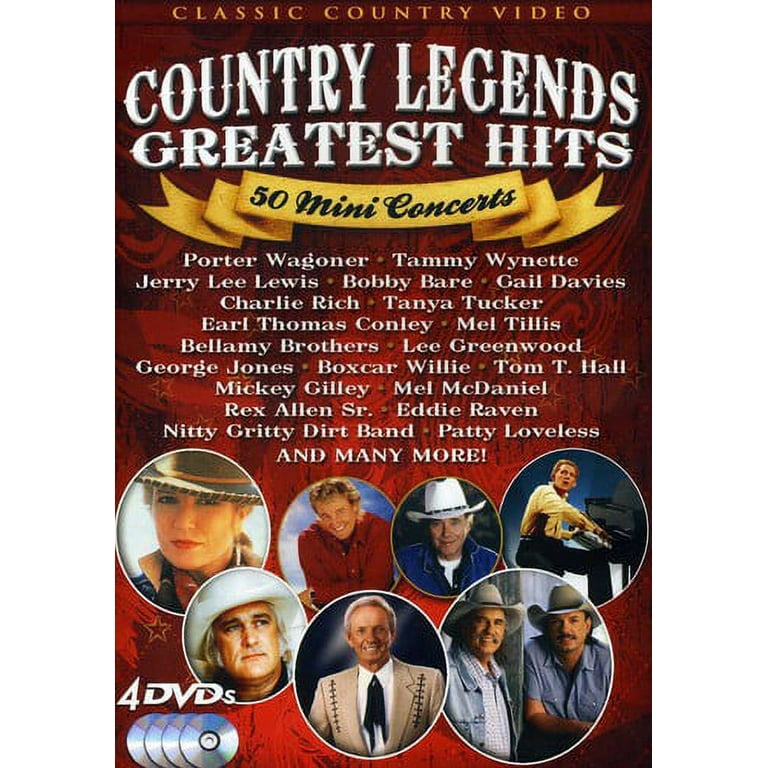Country Legends Greatest Hits: 50 Mini Concerts (DVD), Shout
