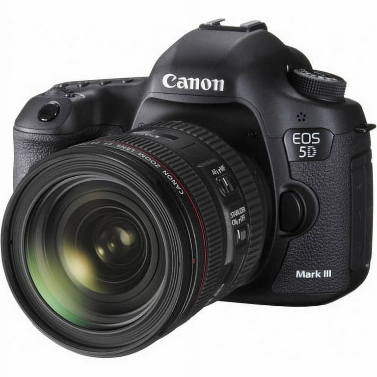 Canon DSLR EOS 5D Mark III 22.3 MP Digital Camera with Lens, Black