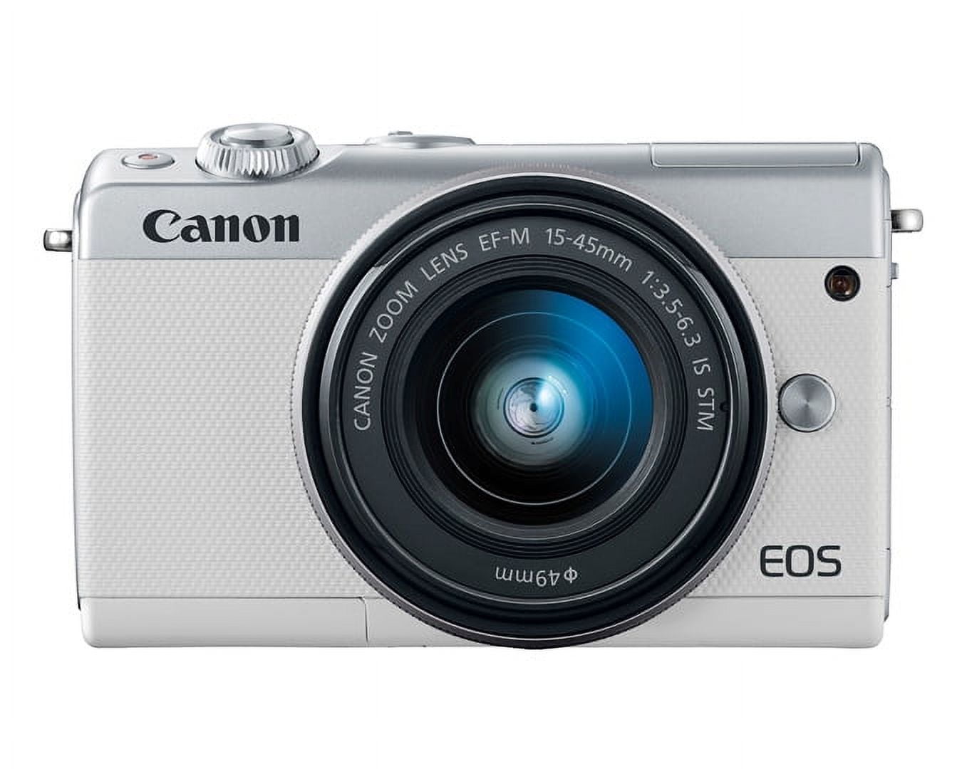 Professional Canon EOS M100 Mirrorless Digital Camera with 15-45mm