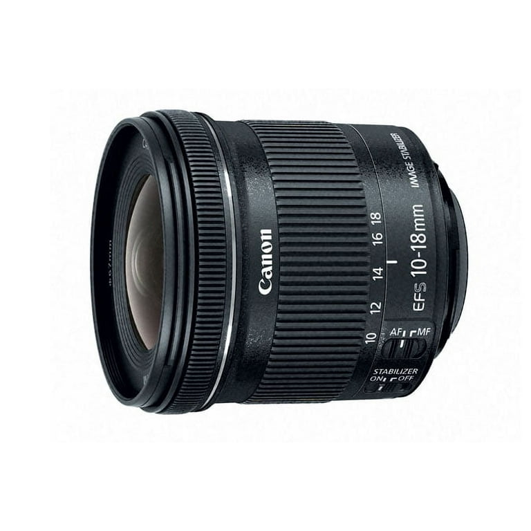 Canon EF-S 10-18mm Ultra-wide Zoom Lens with f/4.5-5.6 IS STM