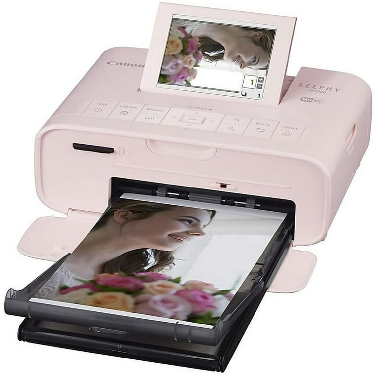 Canon SELPHY CP1300 Compact Photo Printer (Pink) - Walmart.com